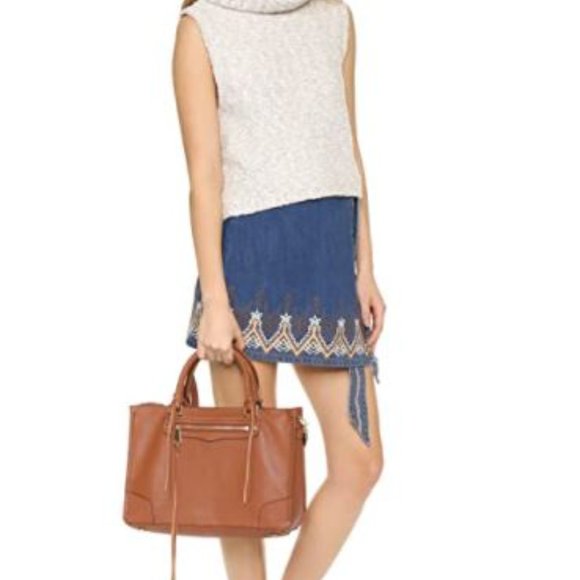 LN $345 Rebecca Minkoff FS Tan Regan Satchel Tote (FREE SHIP!) - Picture 14 of 15